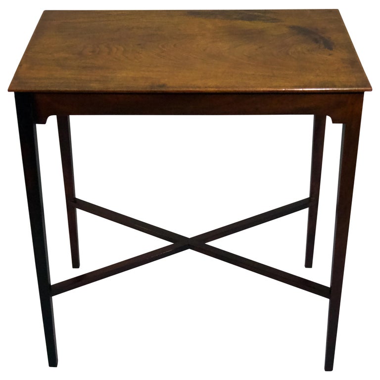 III Mahogany Tea Table For Sale at 1stDibs