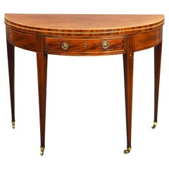 George III Mahogany Tea Table