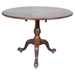George III Mahogany Tea Table