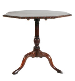 George III Mahogany Tilt Top Table, circa 1760