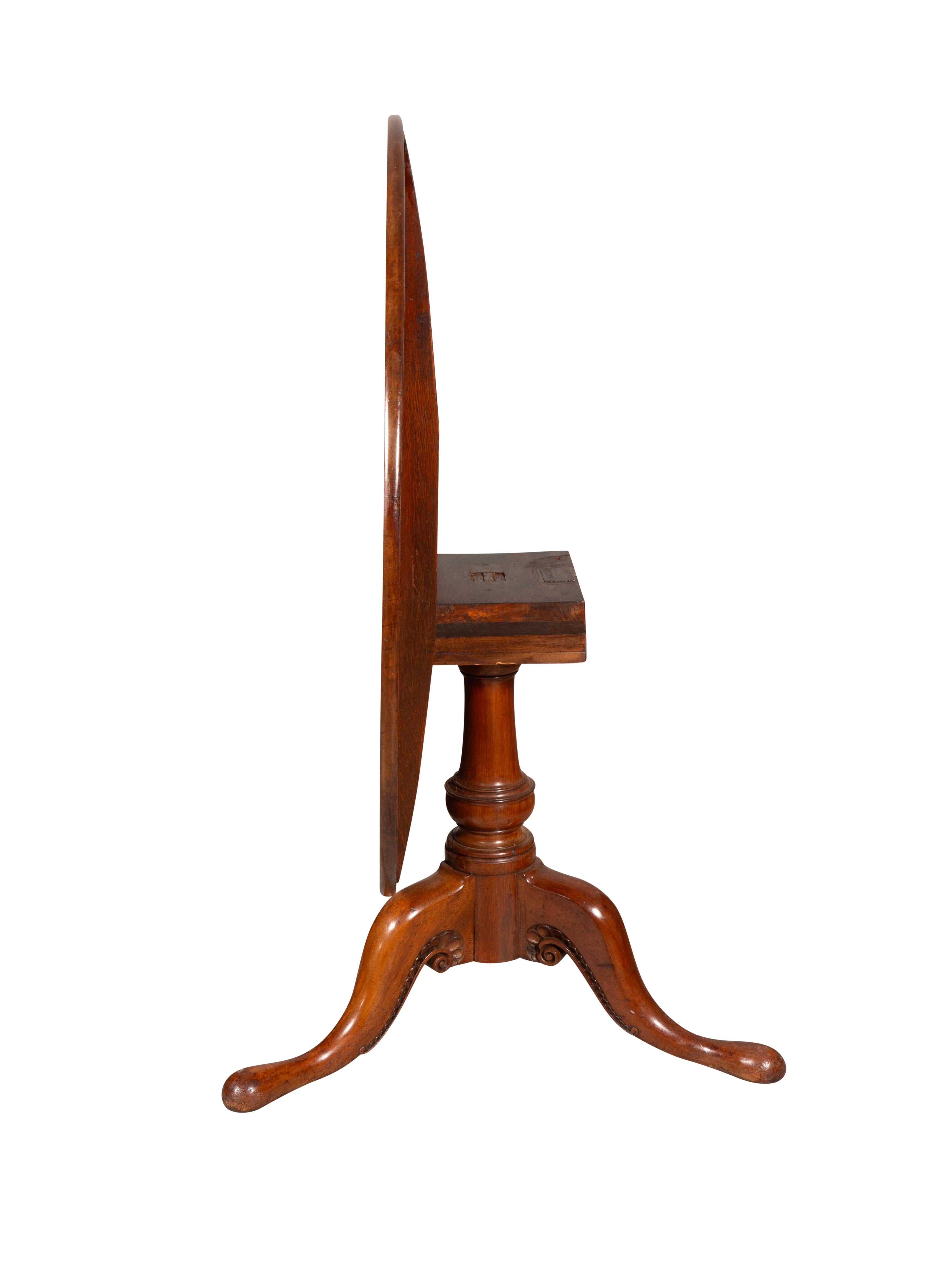 Mesa basculante de caoba Jorge III en Bueno estado para la venta en Essex, MA