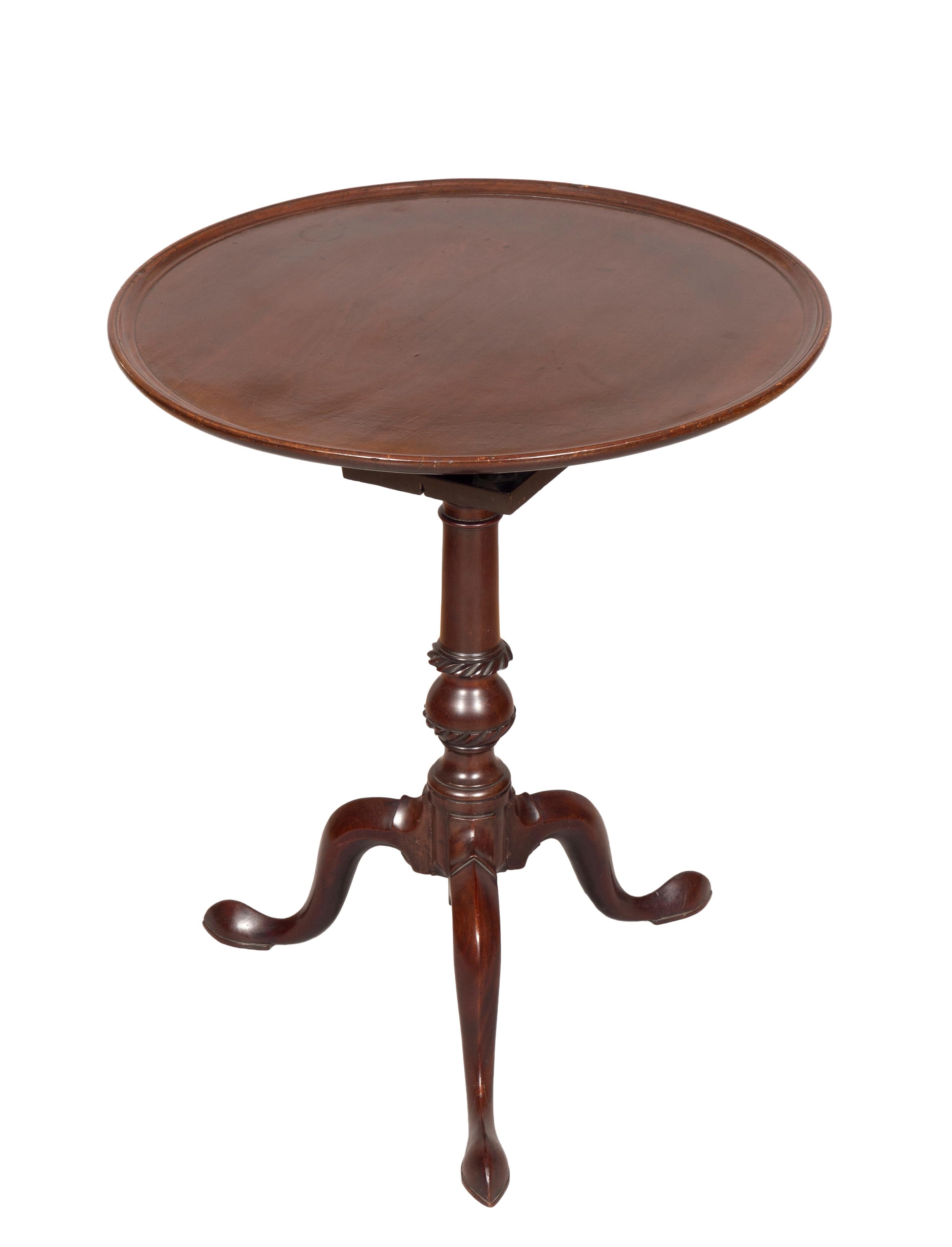 George III Mahogany Tilt Top Table 1