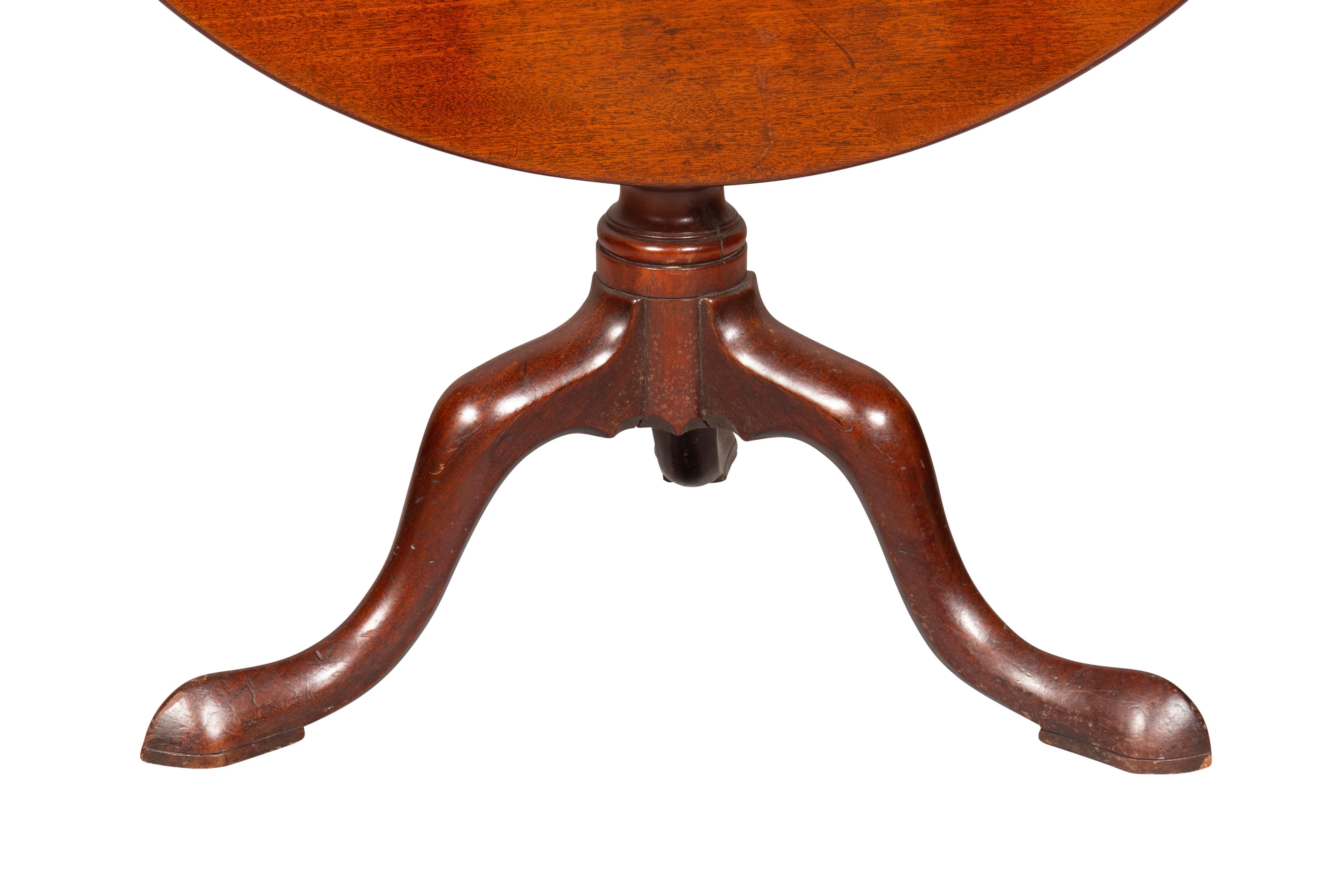 George III Mahogany Tilt Top Table 2