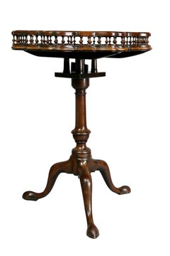 George III Mahogany Tilt Top Tea Table