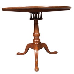 George III Mahogany Tilt Top Tea Table