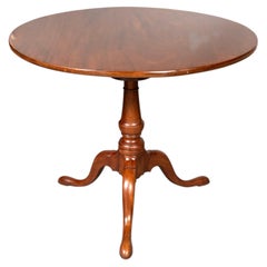 George III Mahogany Tilt Top Tea Table