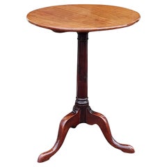 George III Mahogany Tilt Top Tripod Table