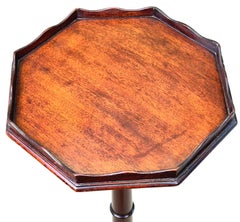 George III Mahogany Torchere Candle Stand