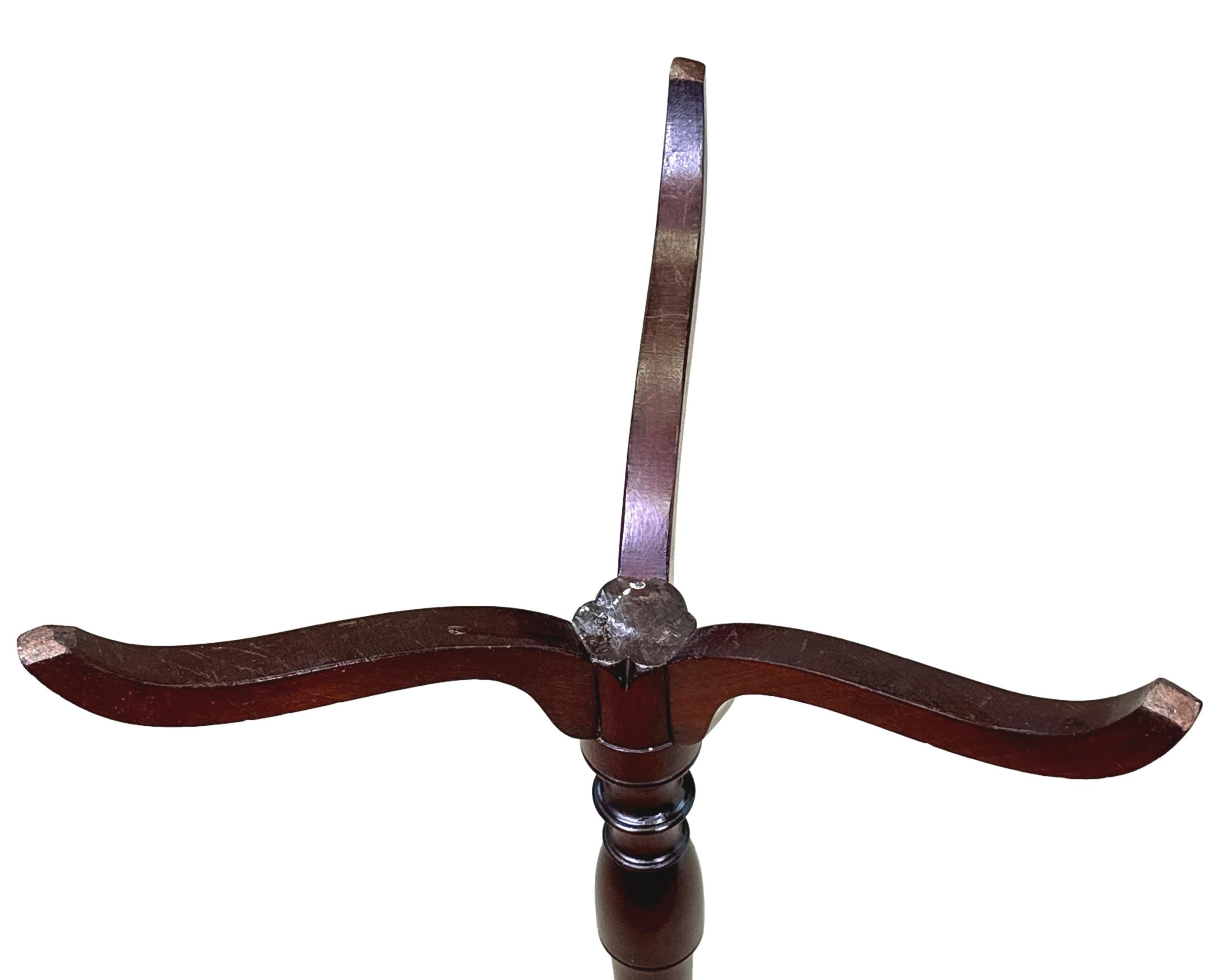 George III Mahogany Torchere Candle Stand For Sale 3