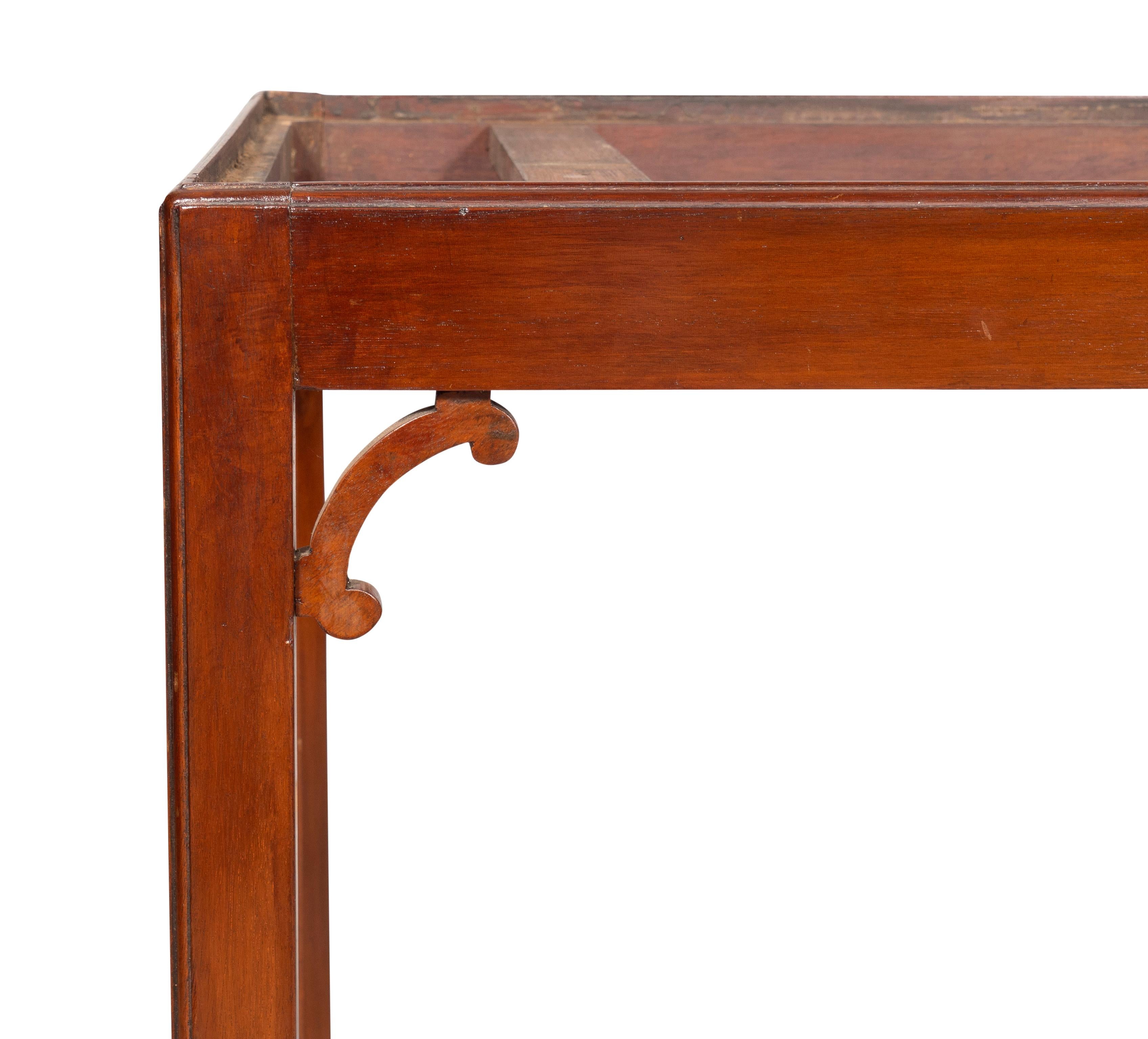 George III Mahogany Tray Table For Sale 7