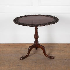 George III Mahogany Tripod Table