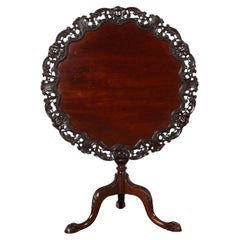Antique George III Mahogany Tripod Table