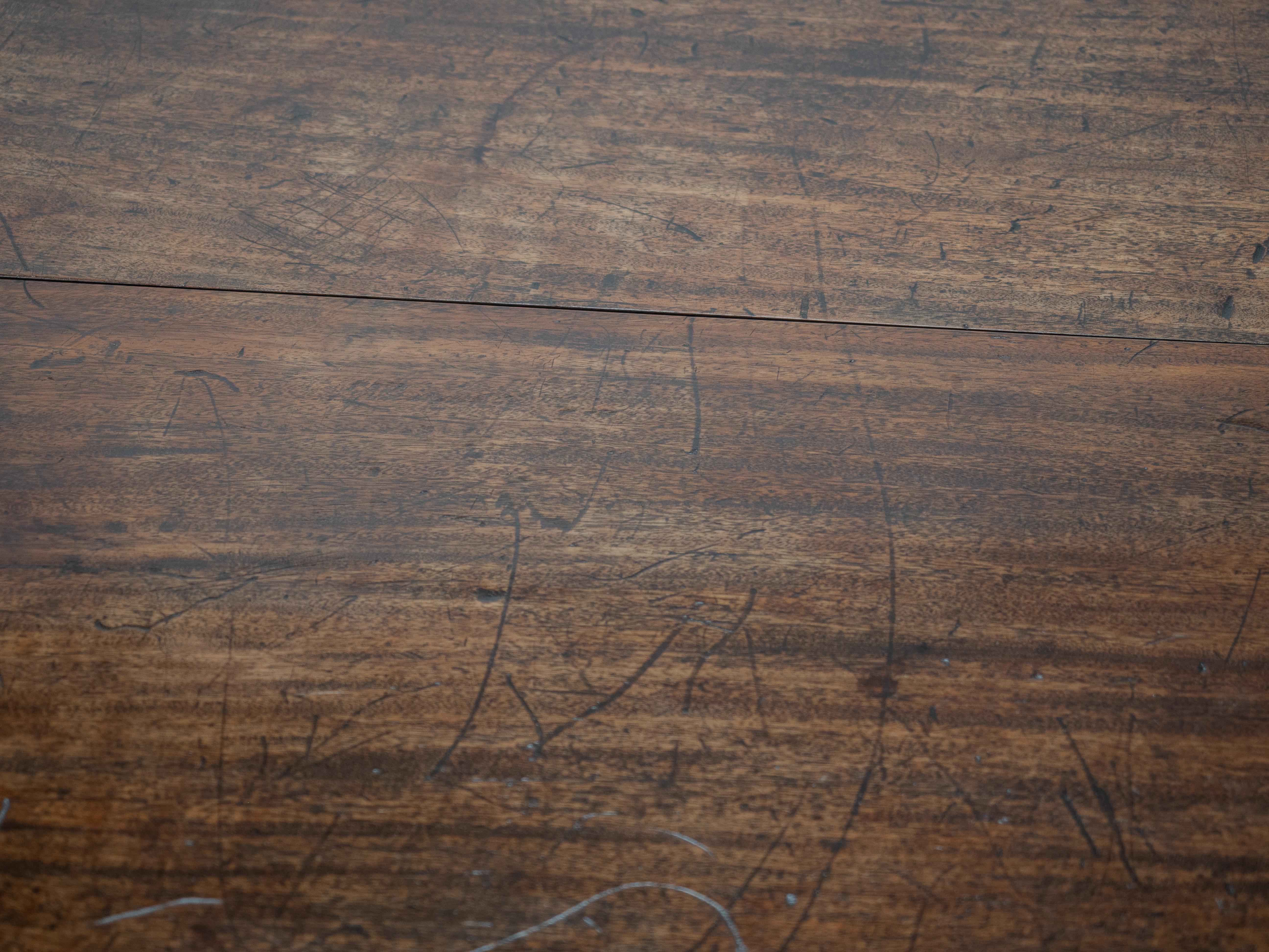 George III Mahogany Twin Pedestal Extending Dining Table, Late c.18th, Georgian For Sale 10