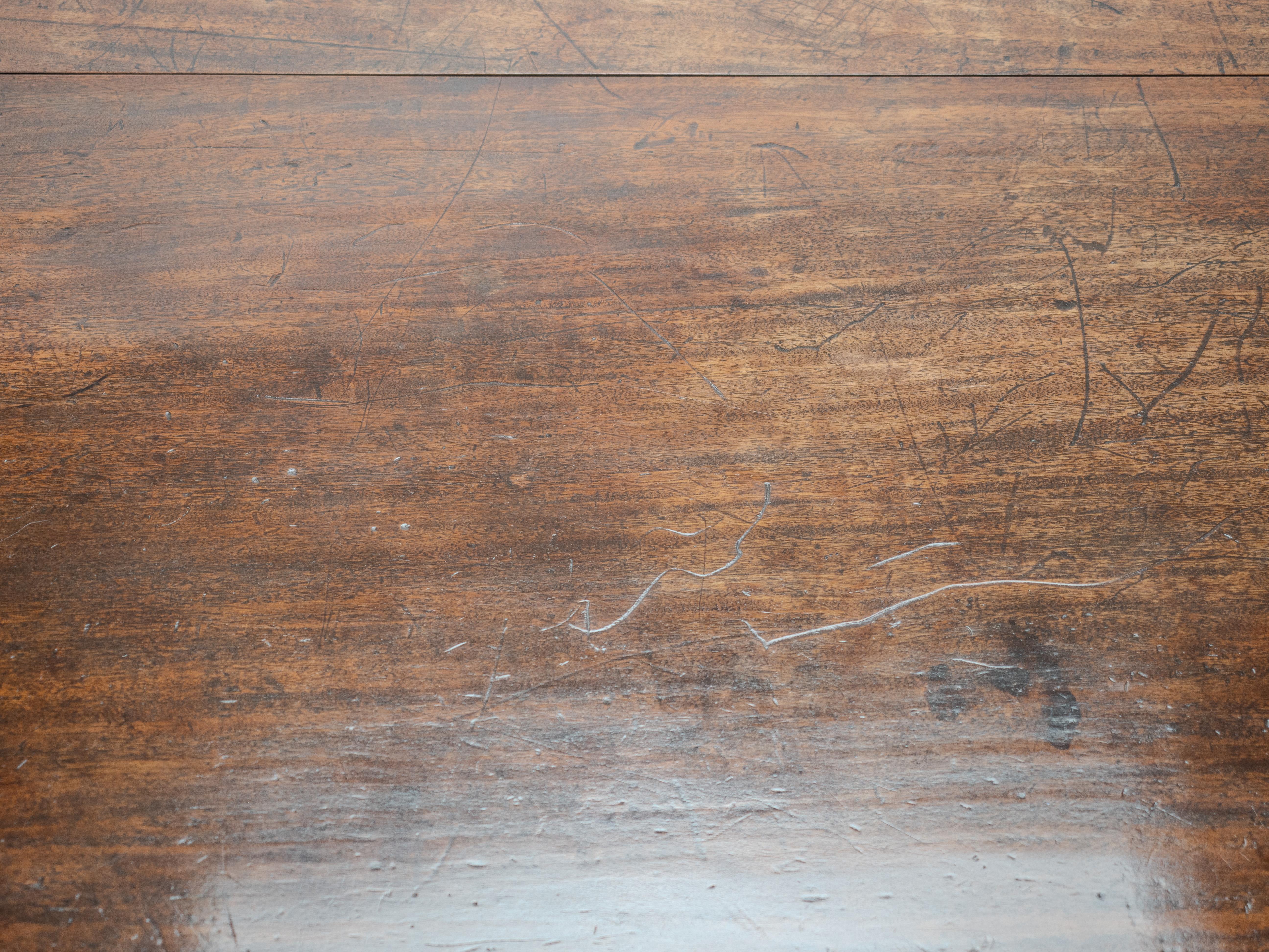 George III Mahogany Twin Pedestal Extending Dining Table, Late c.18th, Georgian For Sale 8