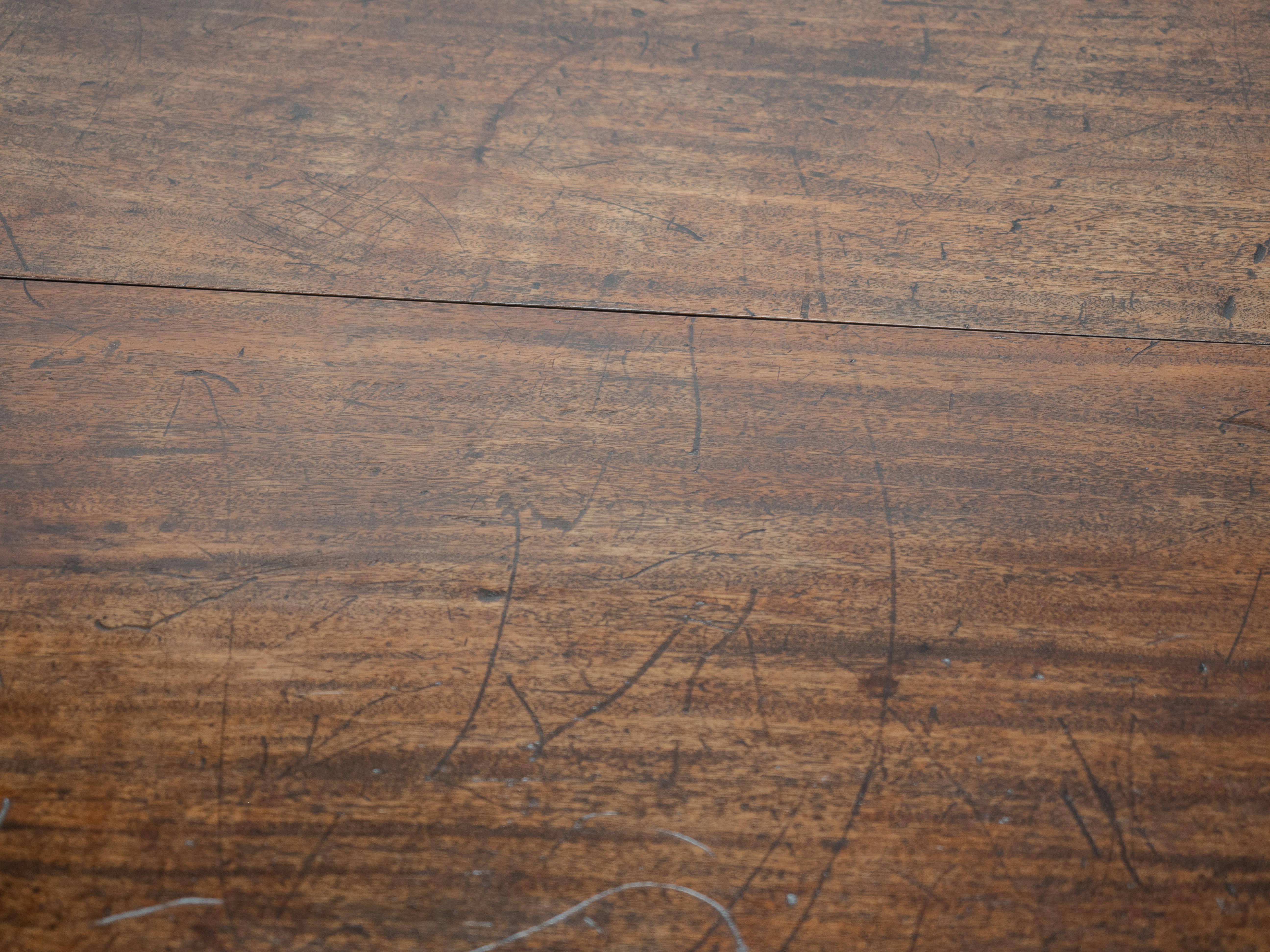 George III Mahogany Twin Pedestal Extending Dining Table, Late c.18th, Georgian For Sale 9