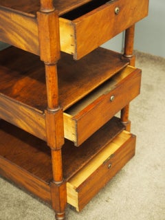George III Mahogany Whatnot