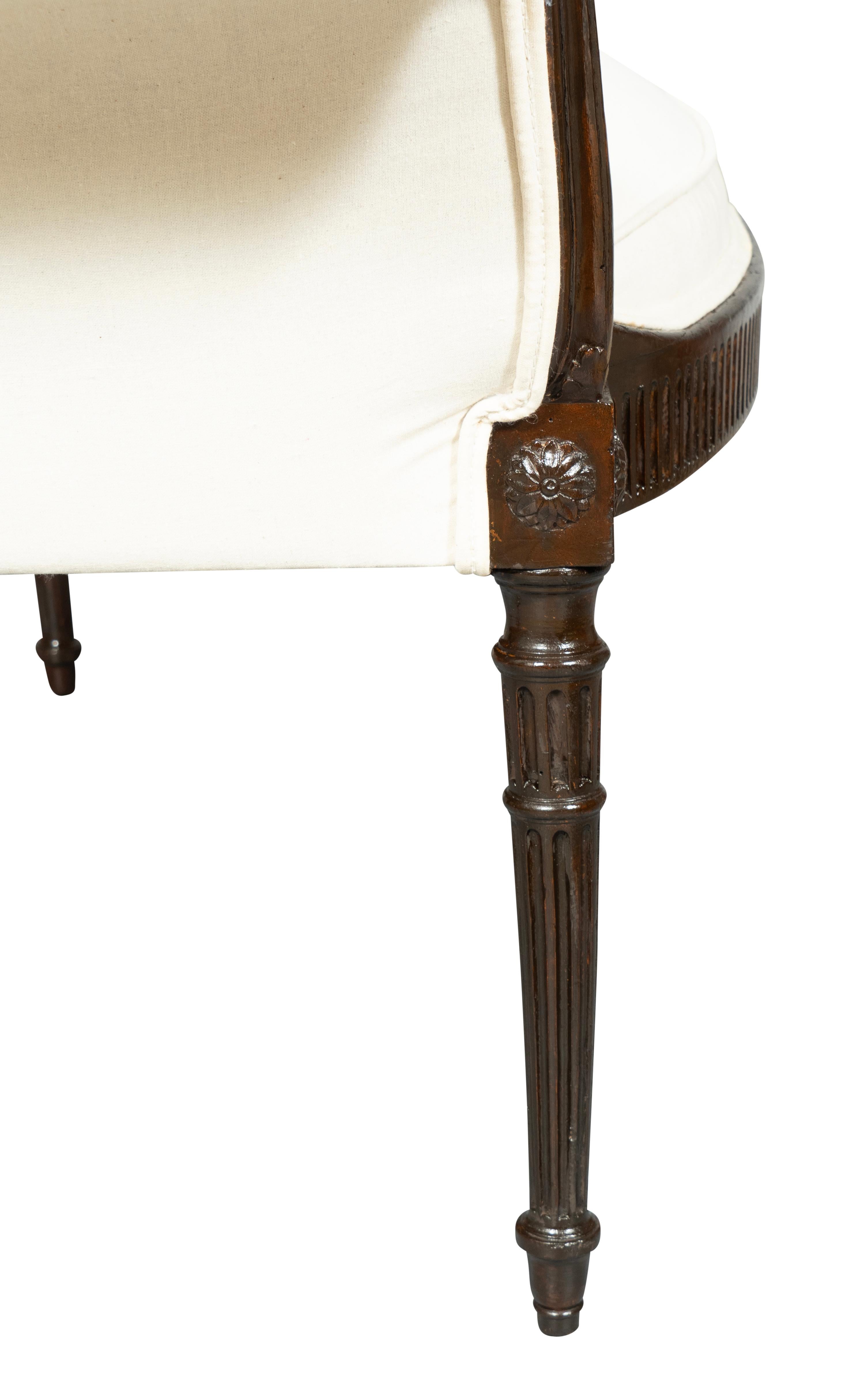 George III Mahogany Window Bench For Sale 5