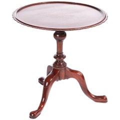 George III Mahogany Wine Table or Kettle Stand, circa 1800