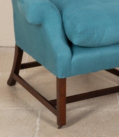 George III Mahogany Wing Armchair