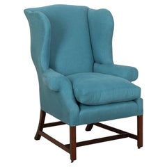 George III Mahogany Wing Armchair
