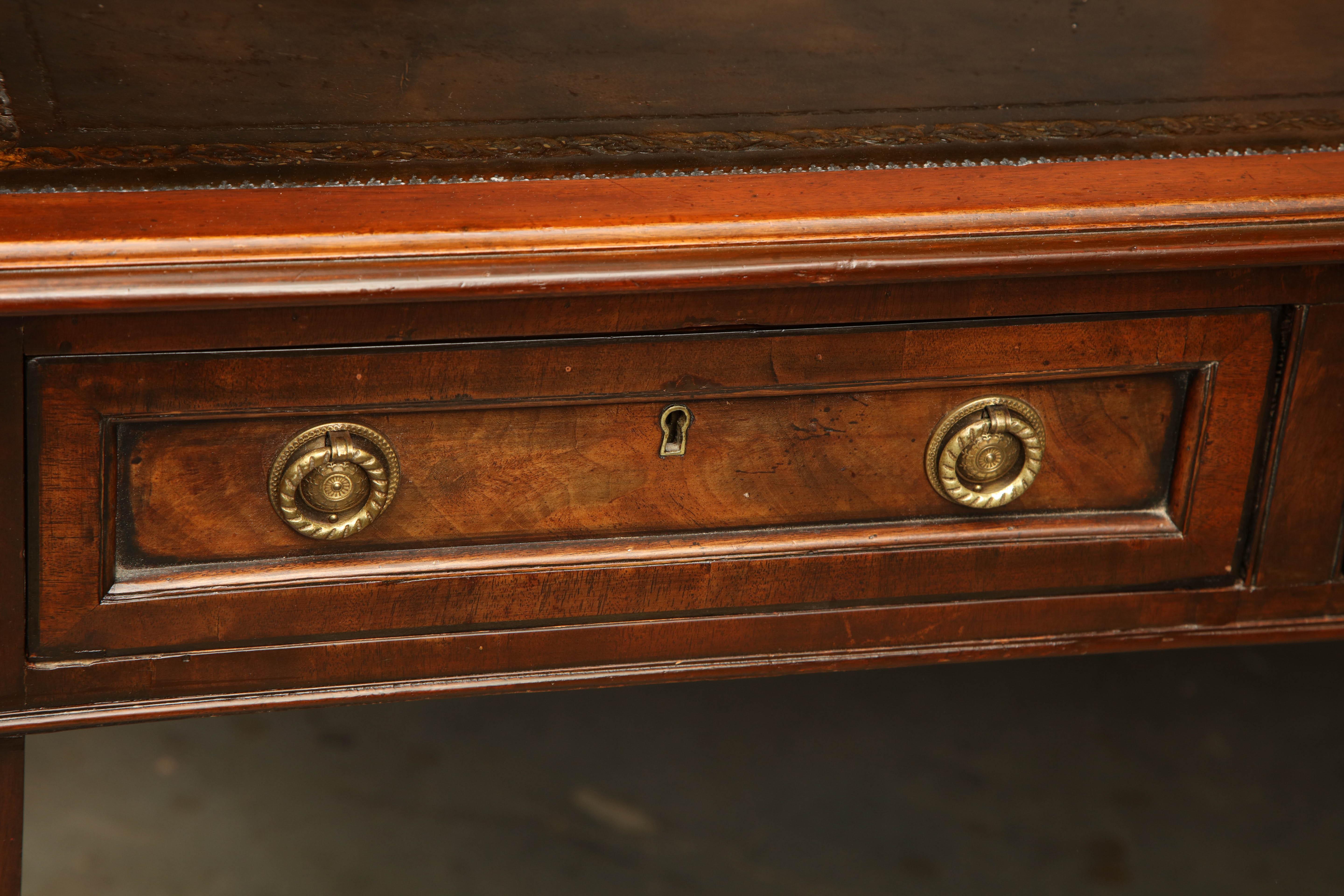 George III Mahogany Writing Table 5