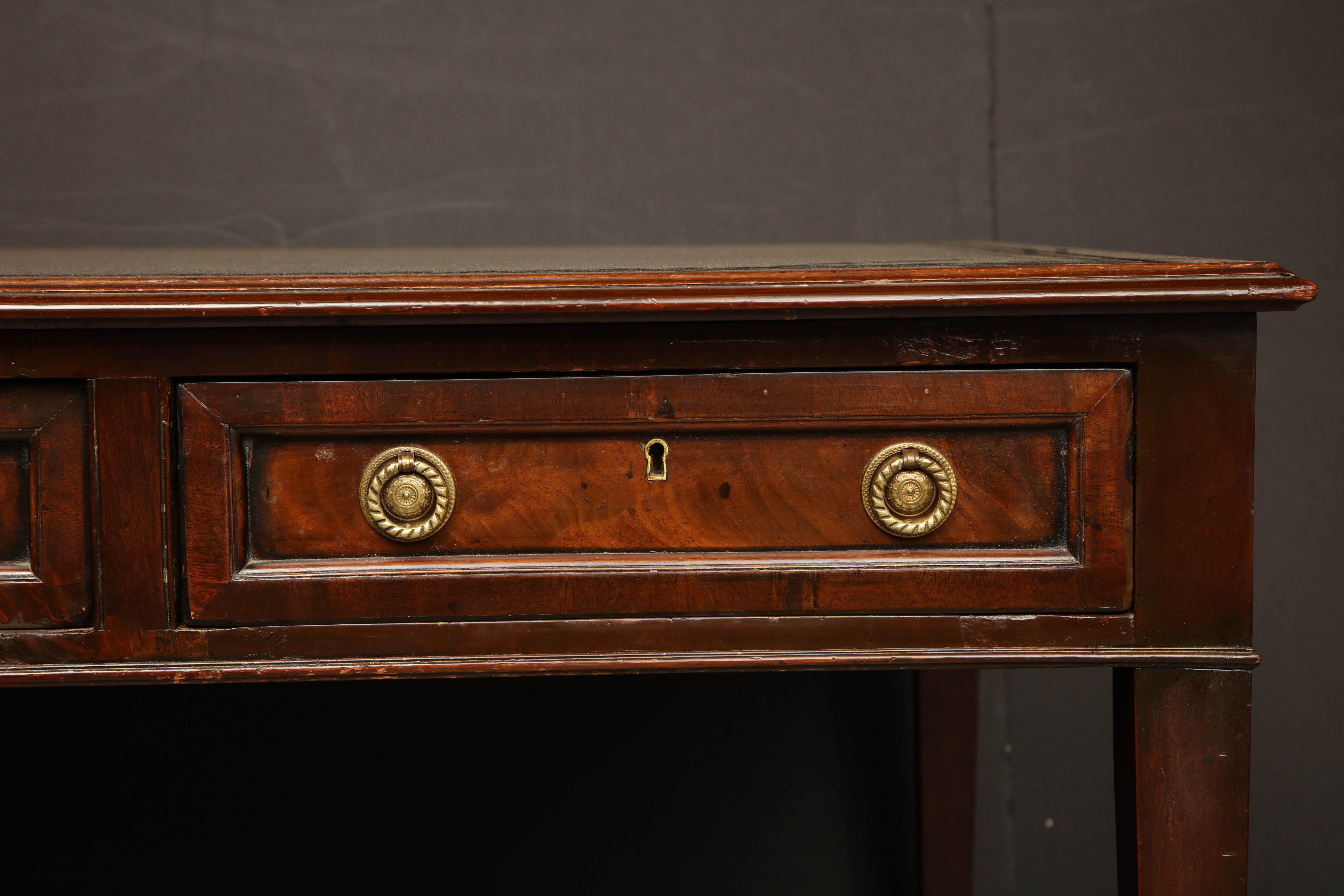 Mid-19th Century George III Mahogany Writing Table