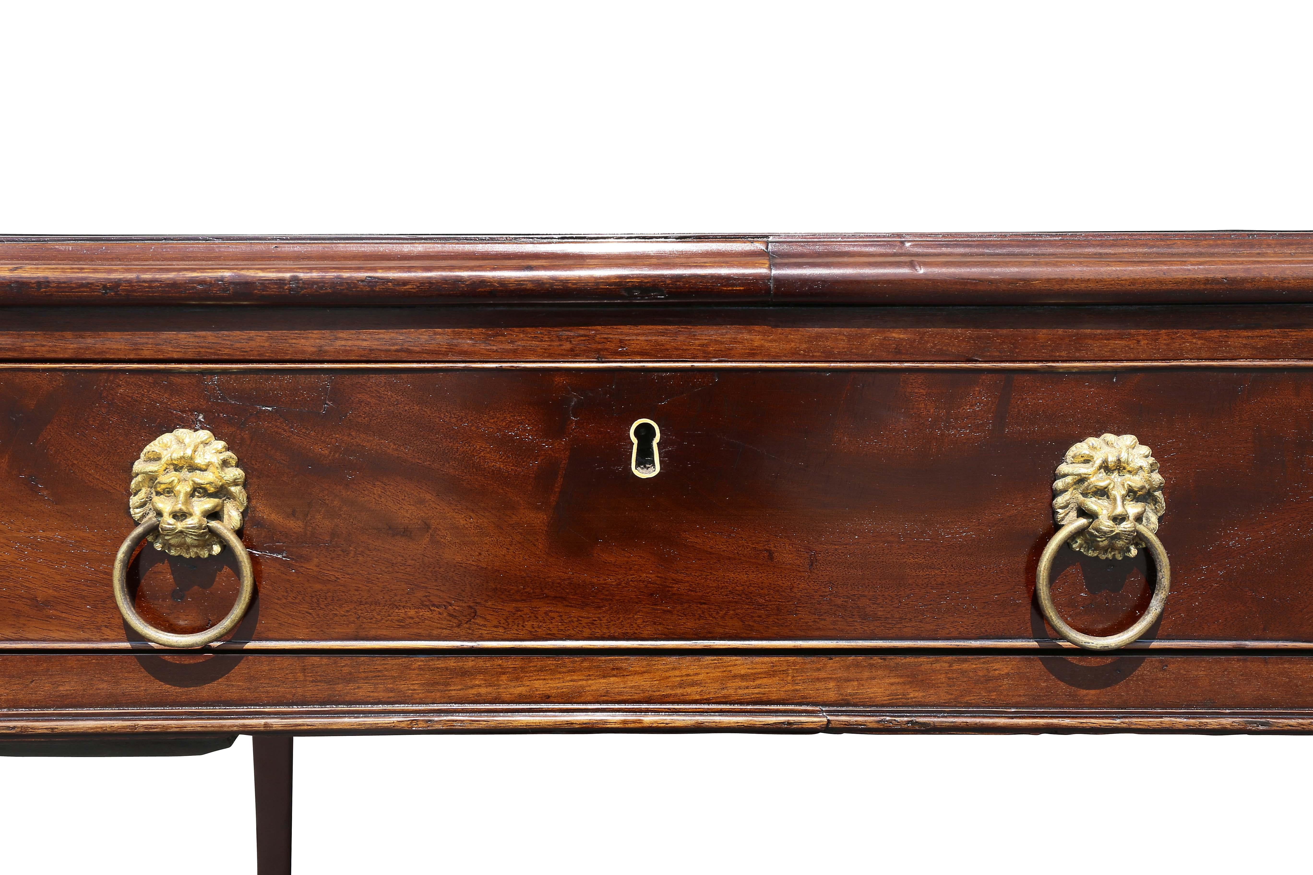 18th Century George III Mahogany Writing Table