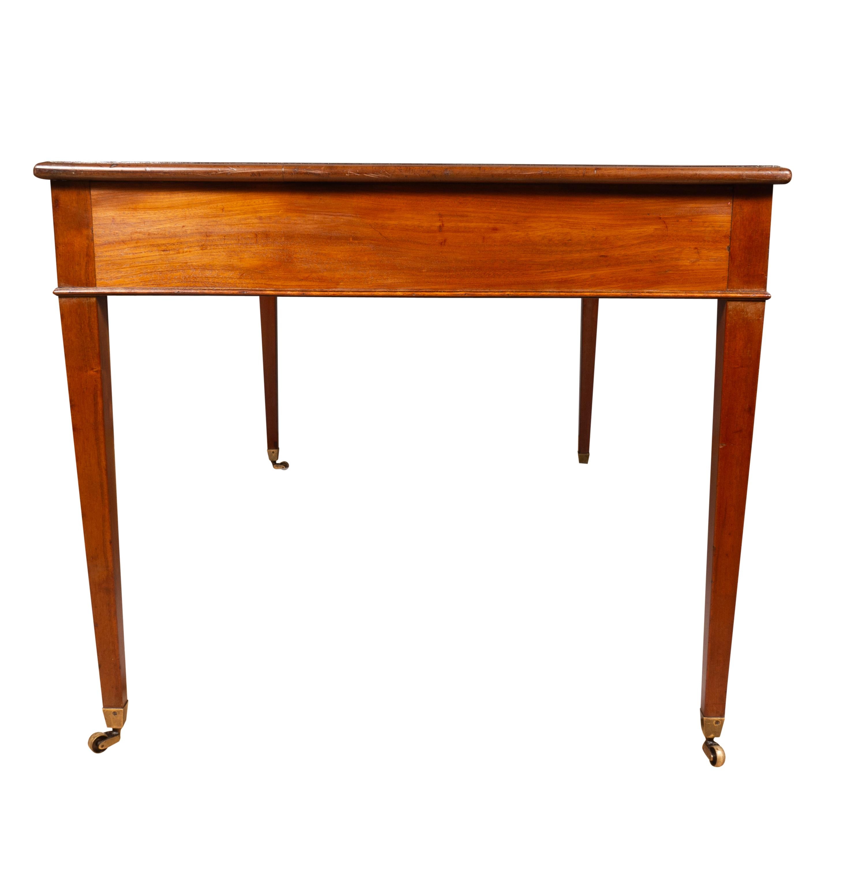 Late 18th Century George III Mahogany Writing Table For Sale