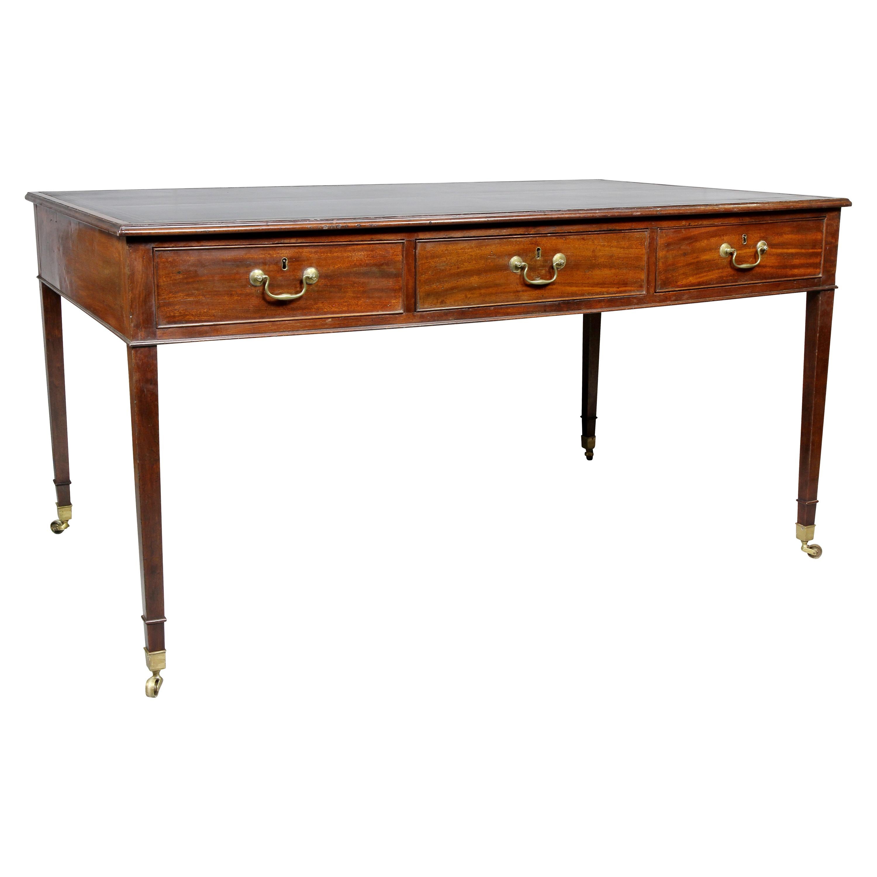 George III Mahogany Writing Table