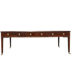 George III Mahogany Writing Table