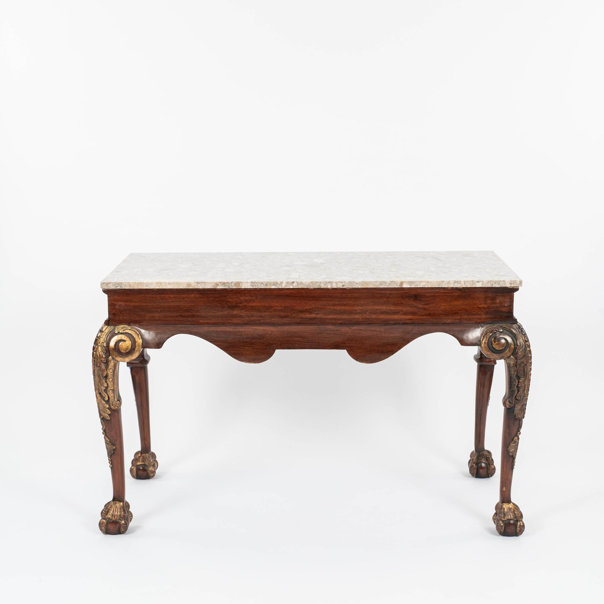 George III Marble Top Console 1