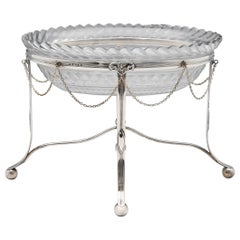 George III Neoclassical Adams Style Sterling Silver Centrepiece by John Touliet