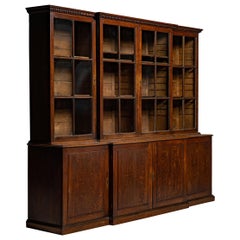 George III Oak Bookcase, England circa 1770