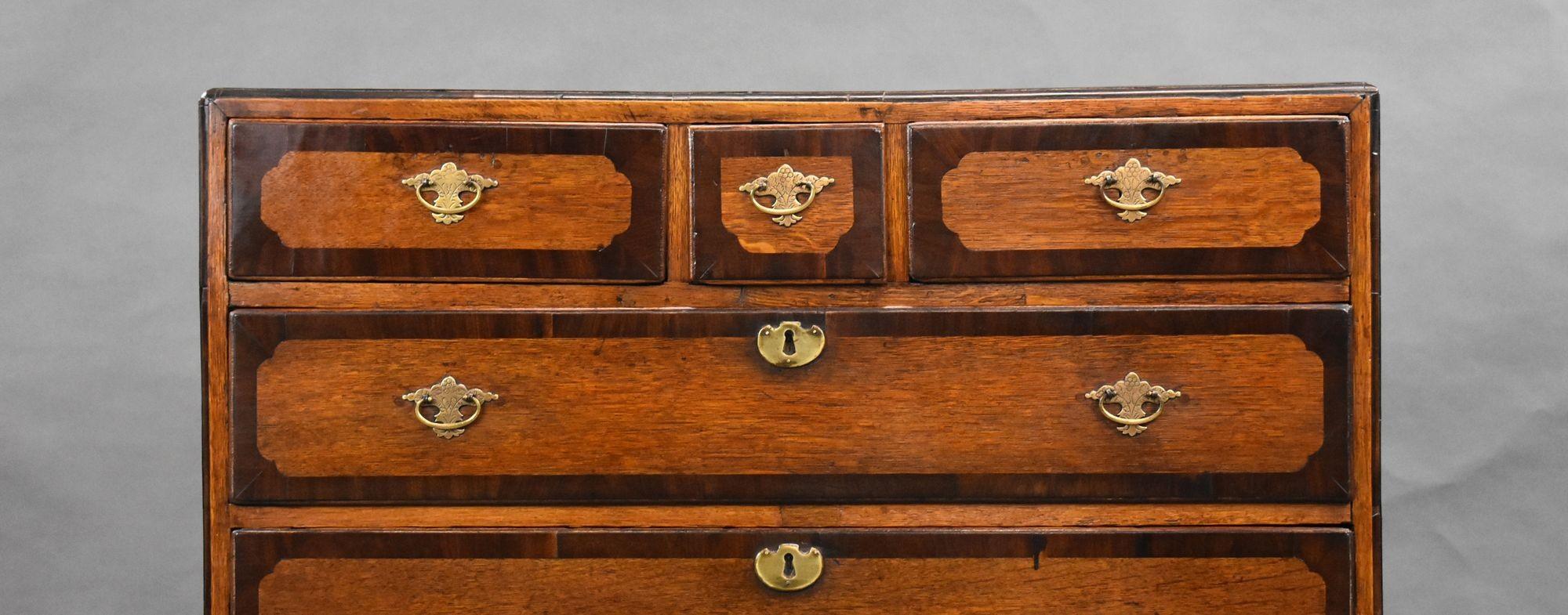 Inglese Cassettiera di Oak di Giorgio III in vendita