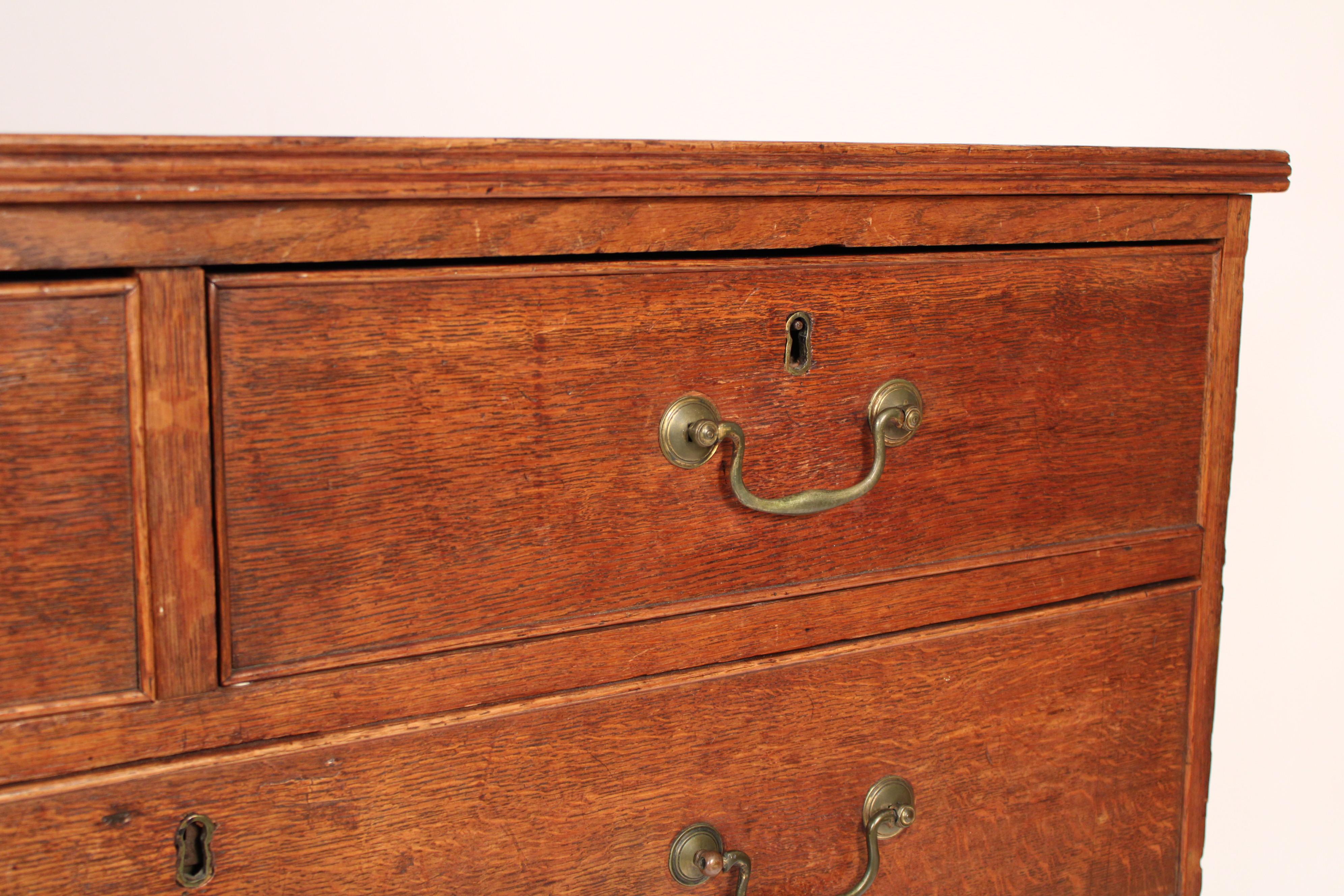 George III Oak Chest of Drawers 3