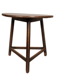 Mesa de cricket de roble Jorge III