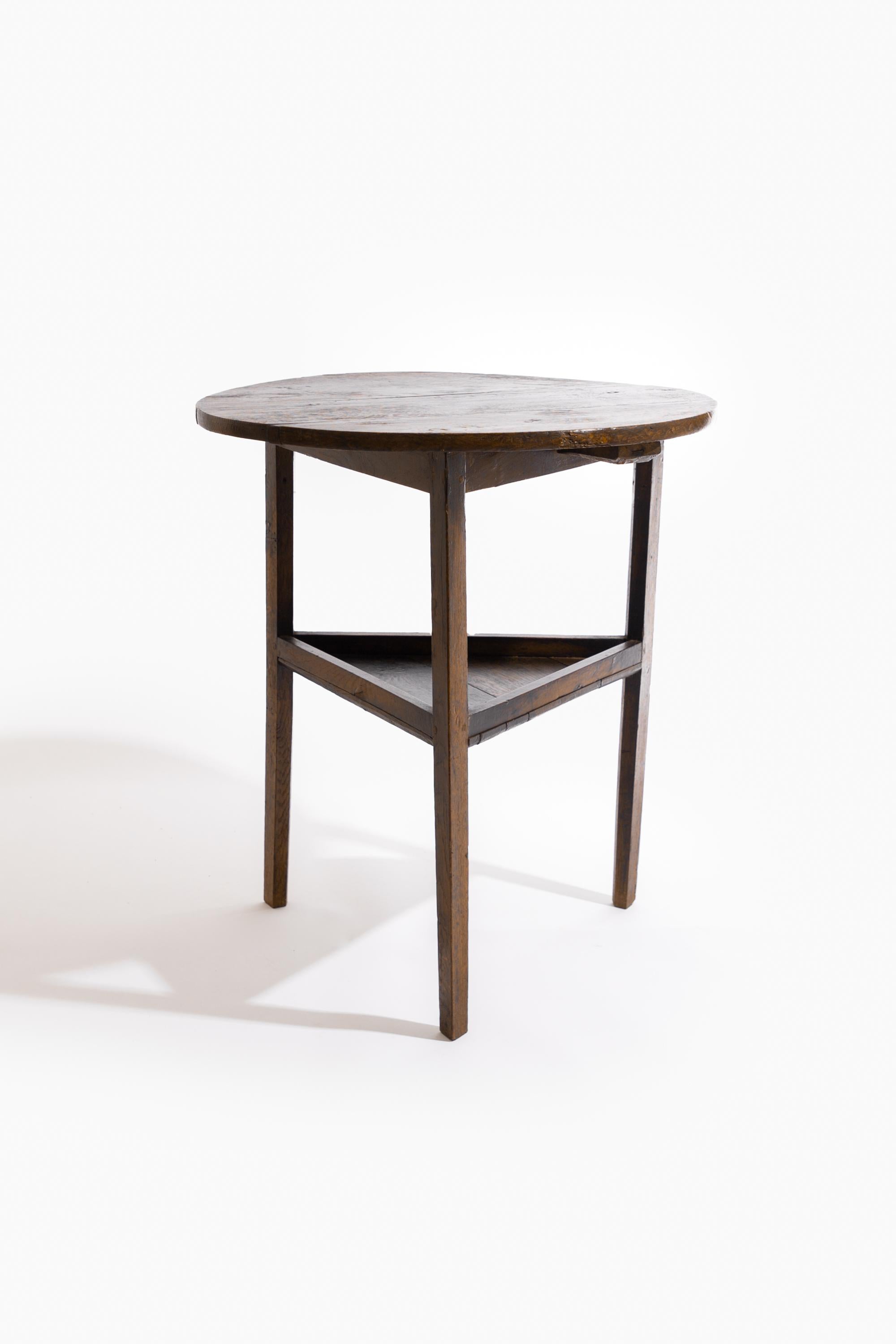 Artisanat Table de cricket en Oak George III en vente