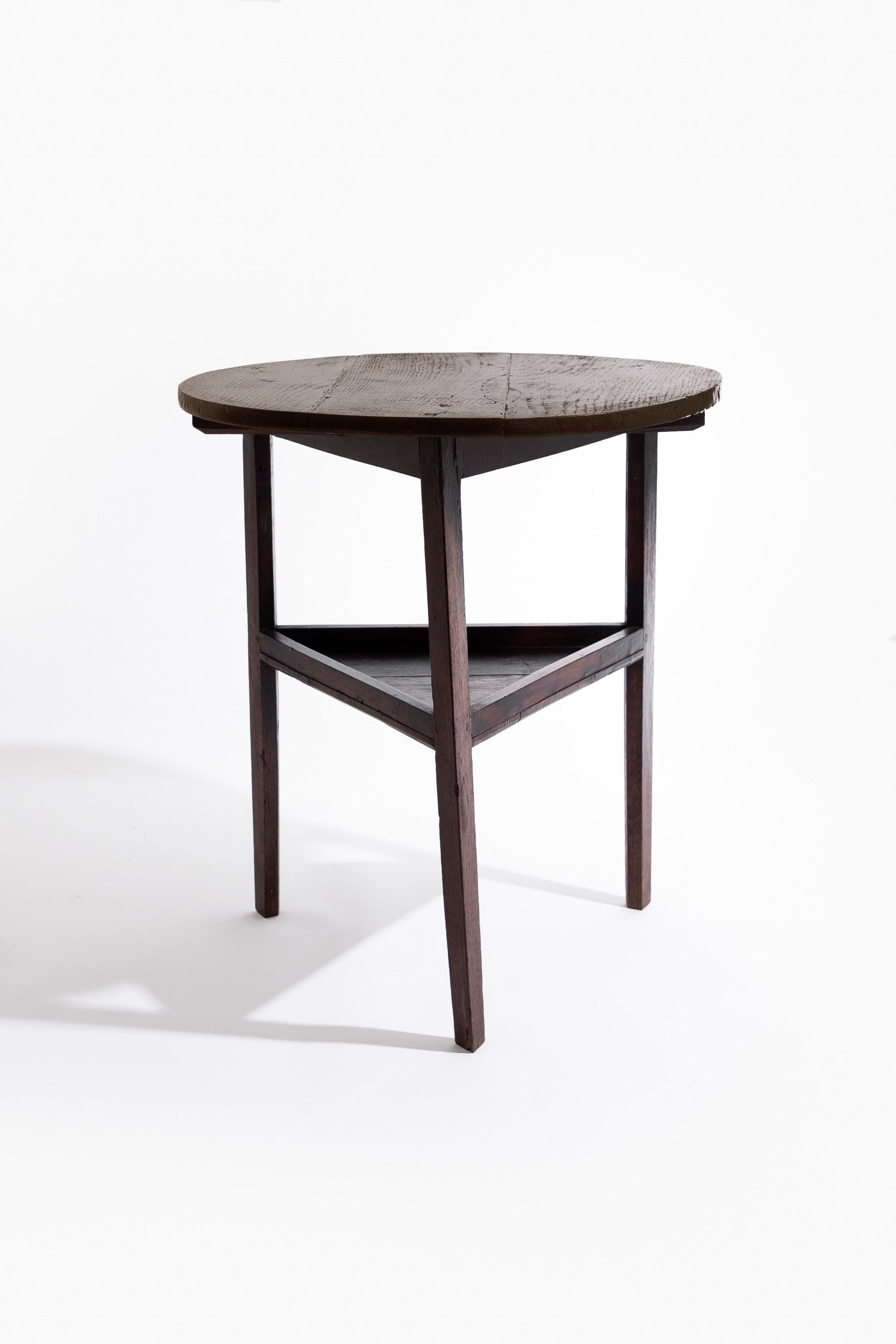 XIXe siècle Table de cricket en Oak George III en vente