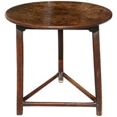 George III Oak Cricket Table