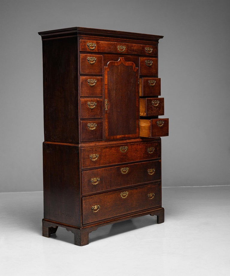 III Oak Cupboard, England Circa 1830 For Sale at 1stDibs