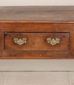 George III Oak Dresser and Rack