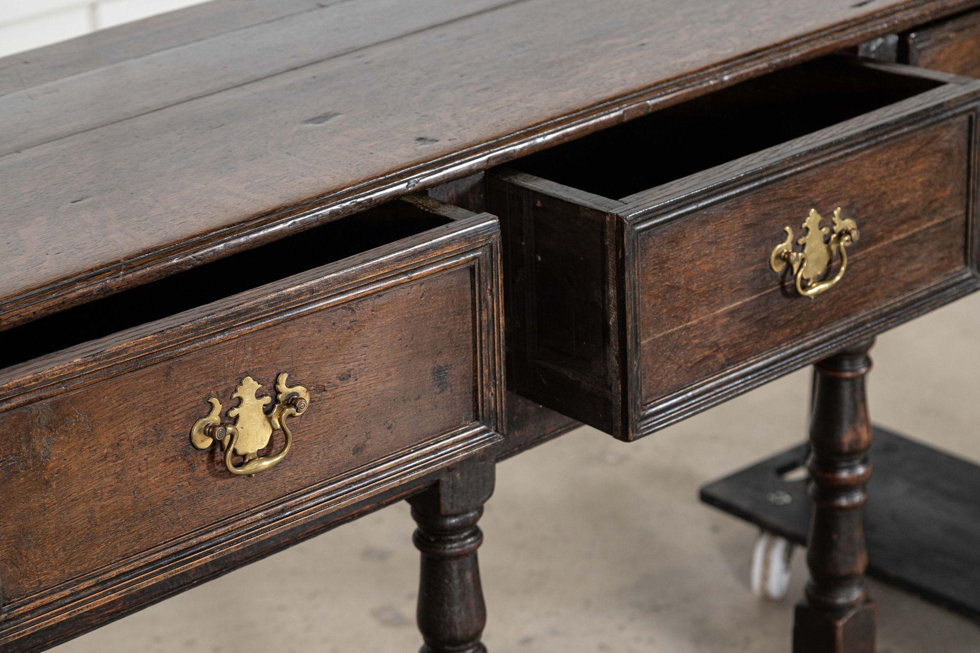 George III Eiche Kommode Basis im Angebot 7