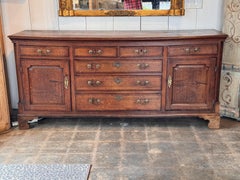 George III Oak Dresser Base