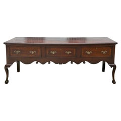 George III Oak Dresser Base