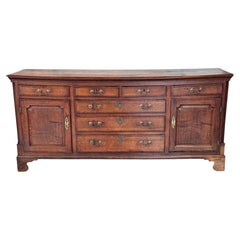 George III Oak Dresser Base