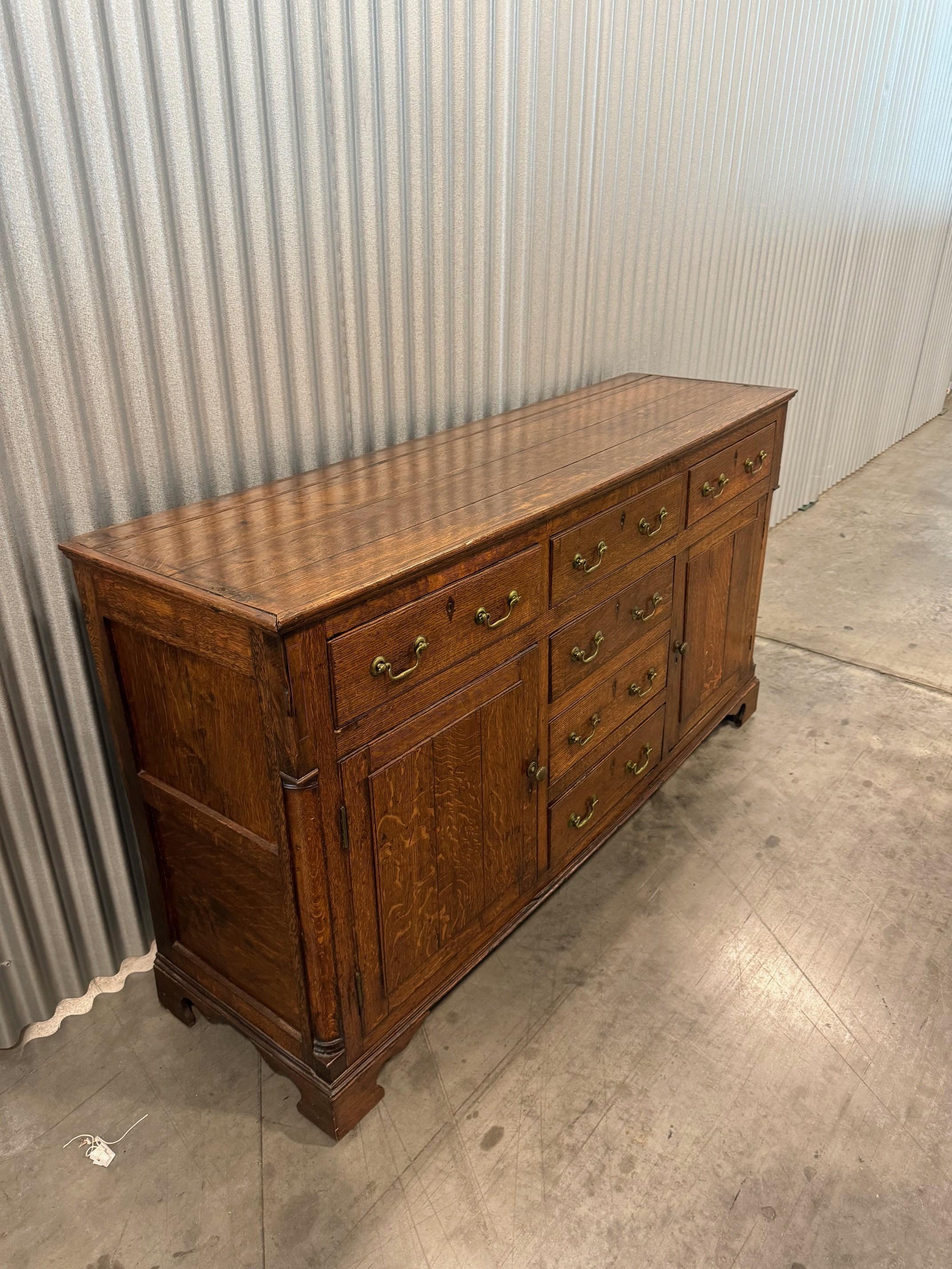 George III Oak  Dresser For Sale 5