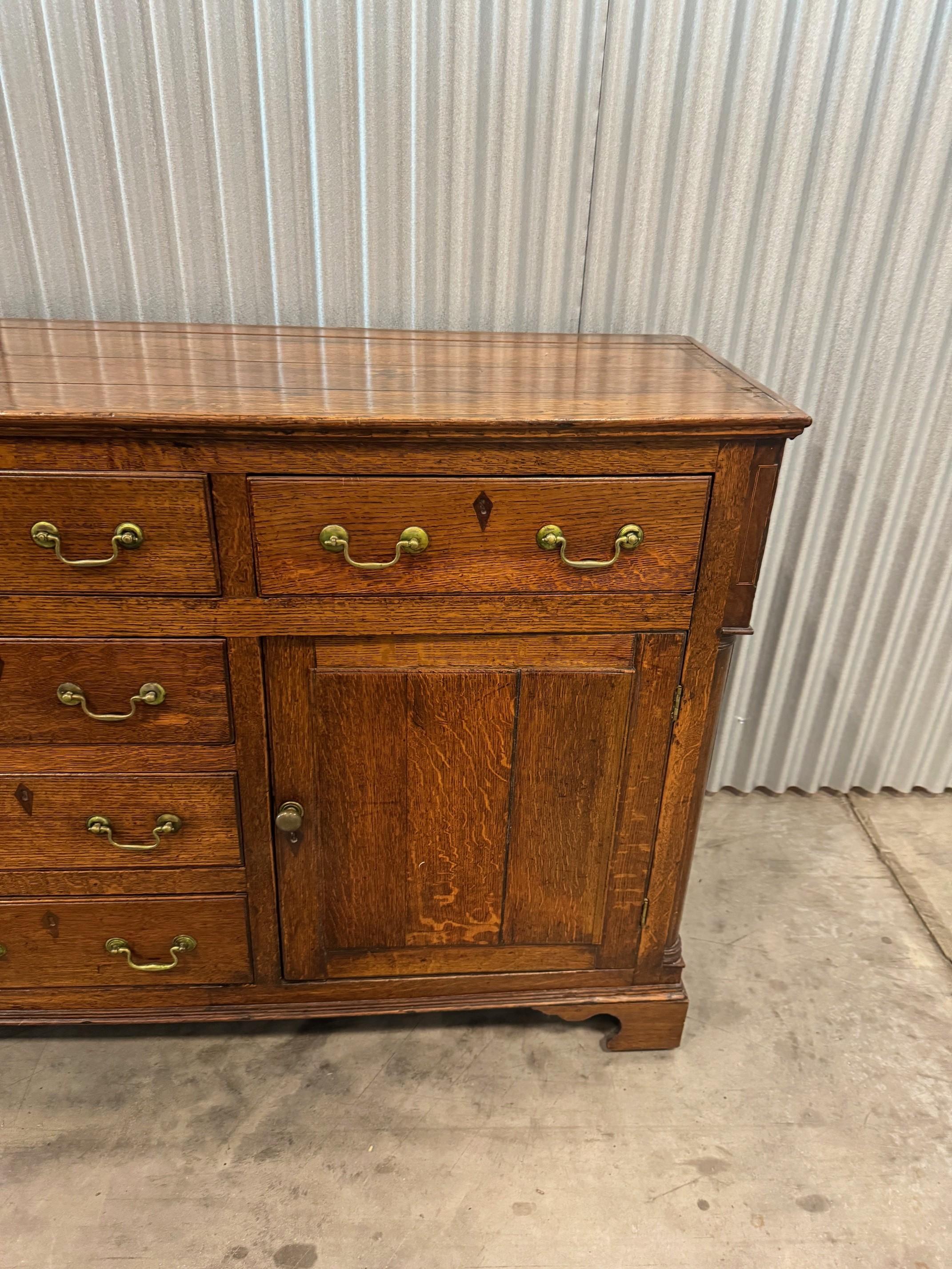 George III Oak  Dresser For Sale 1
