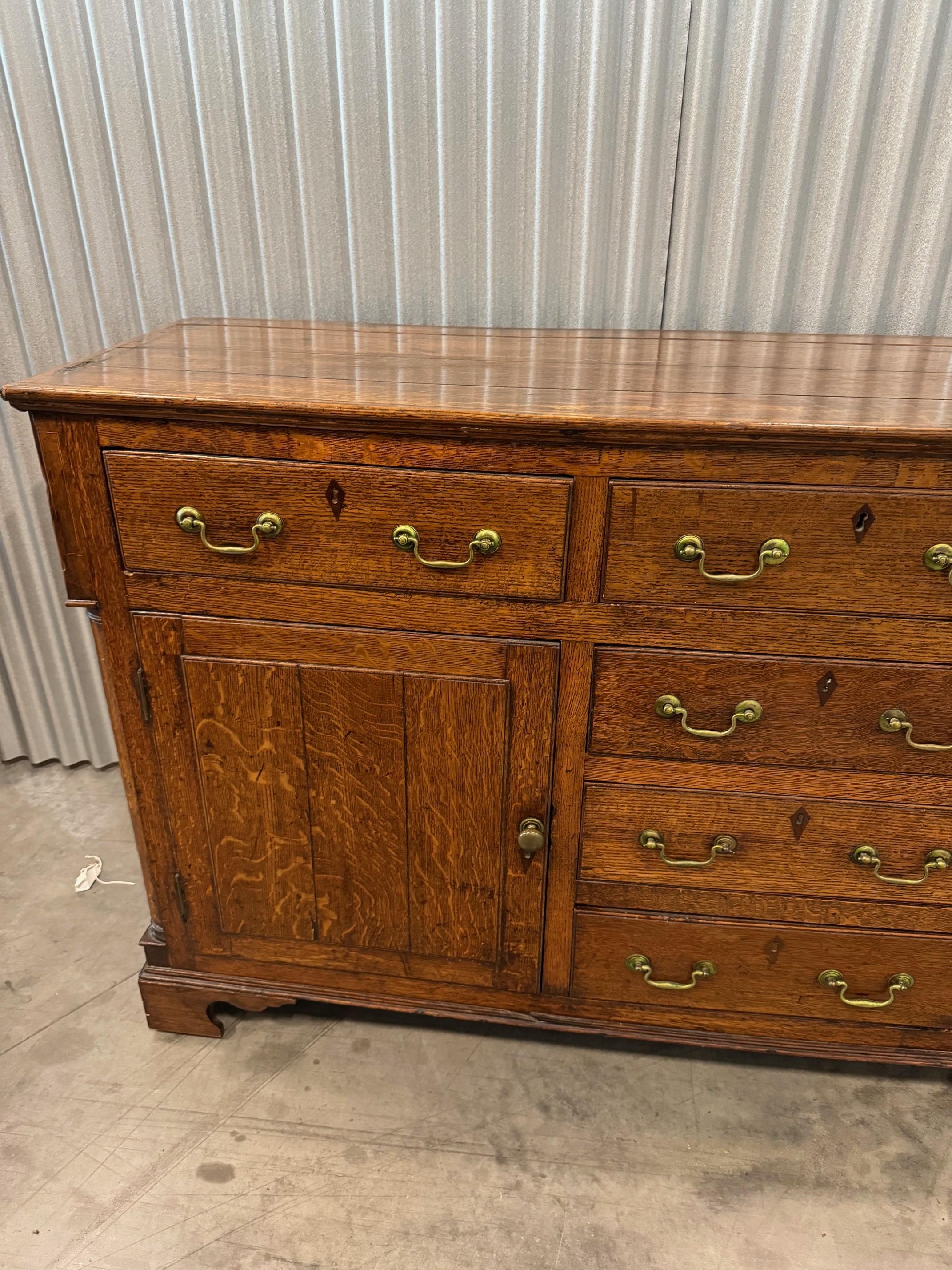George III Oak  Dresser For Sale 3
