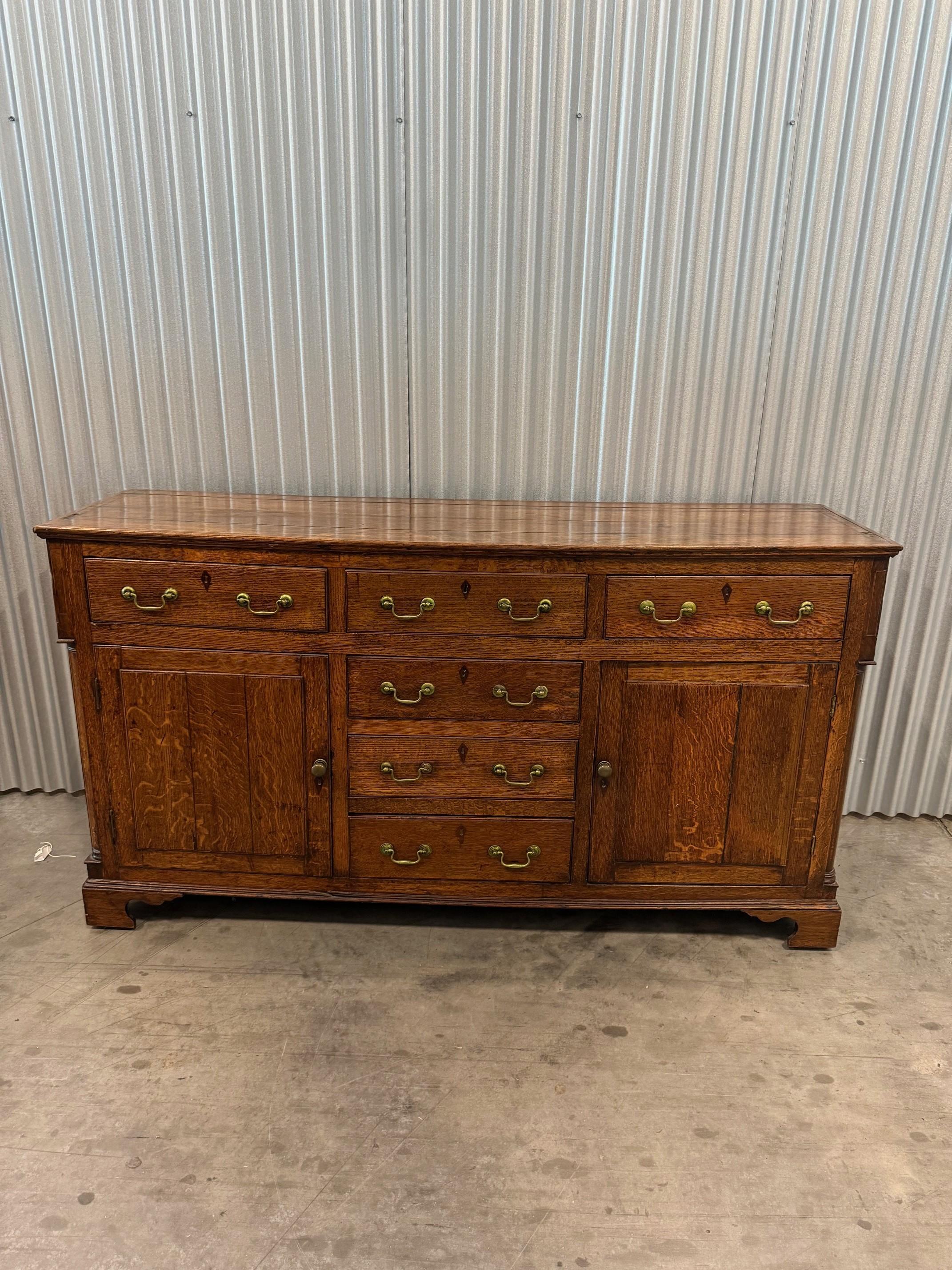 George III Oak  Dresser For Sale 4