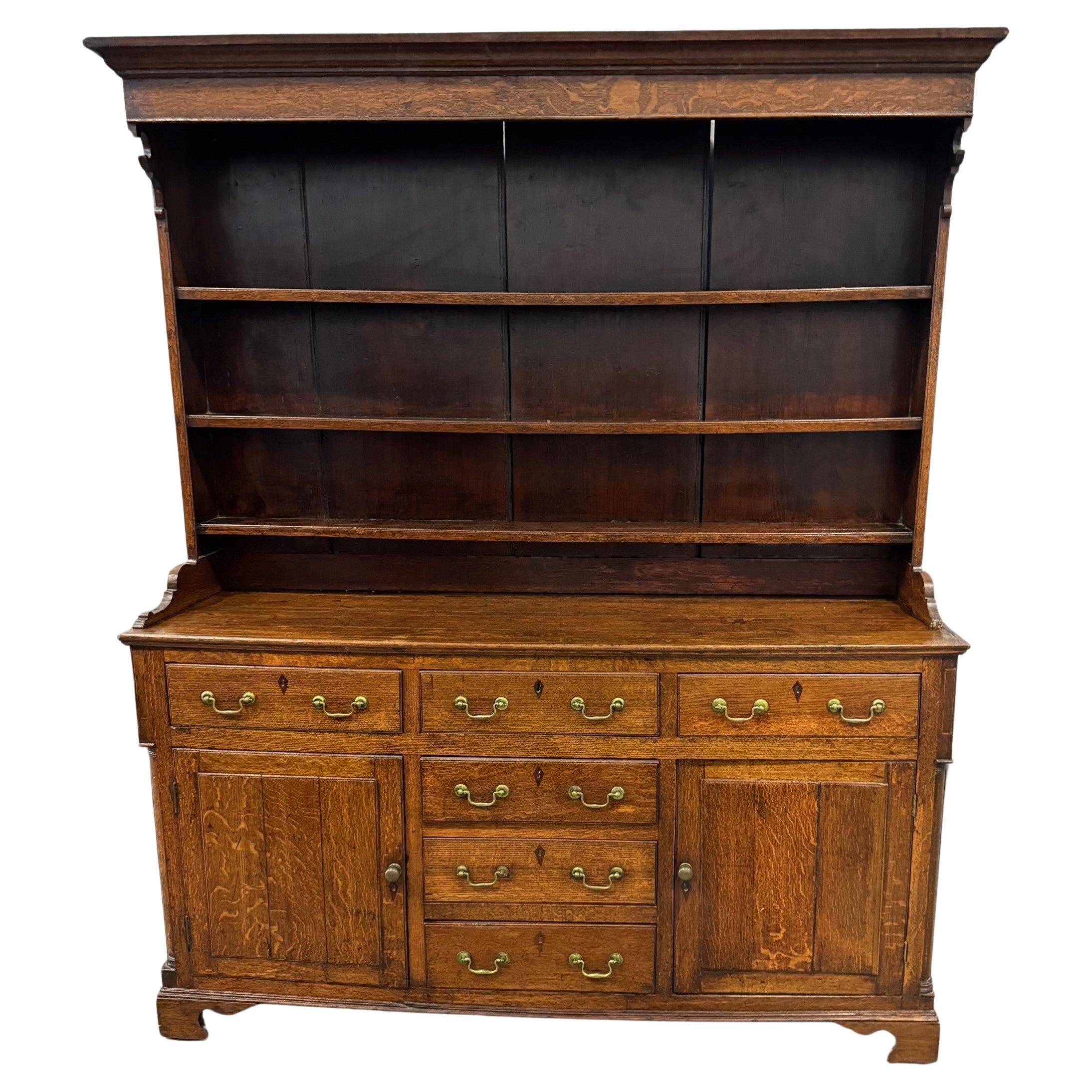 George III Oak  Dresser For Sale
